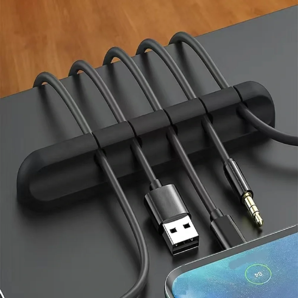 5 slot cable clips.